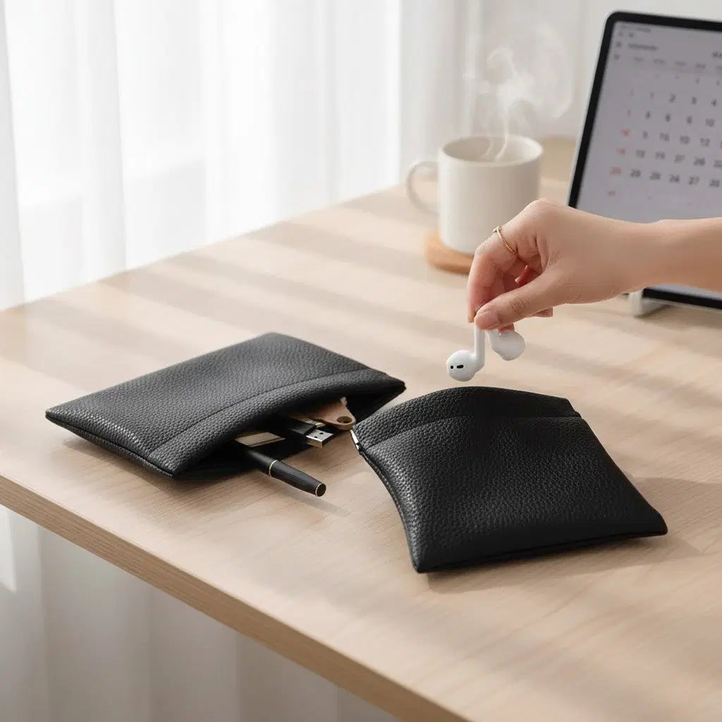 Travel Tech Wallet – Passport, Cards & Cables, One Grab