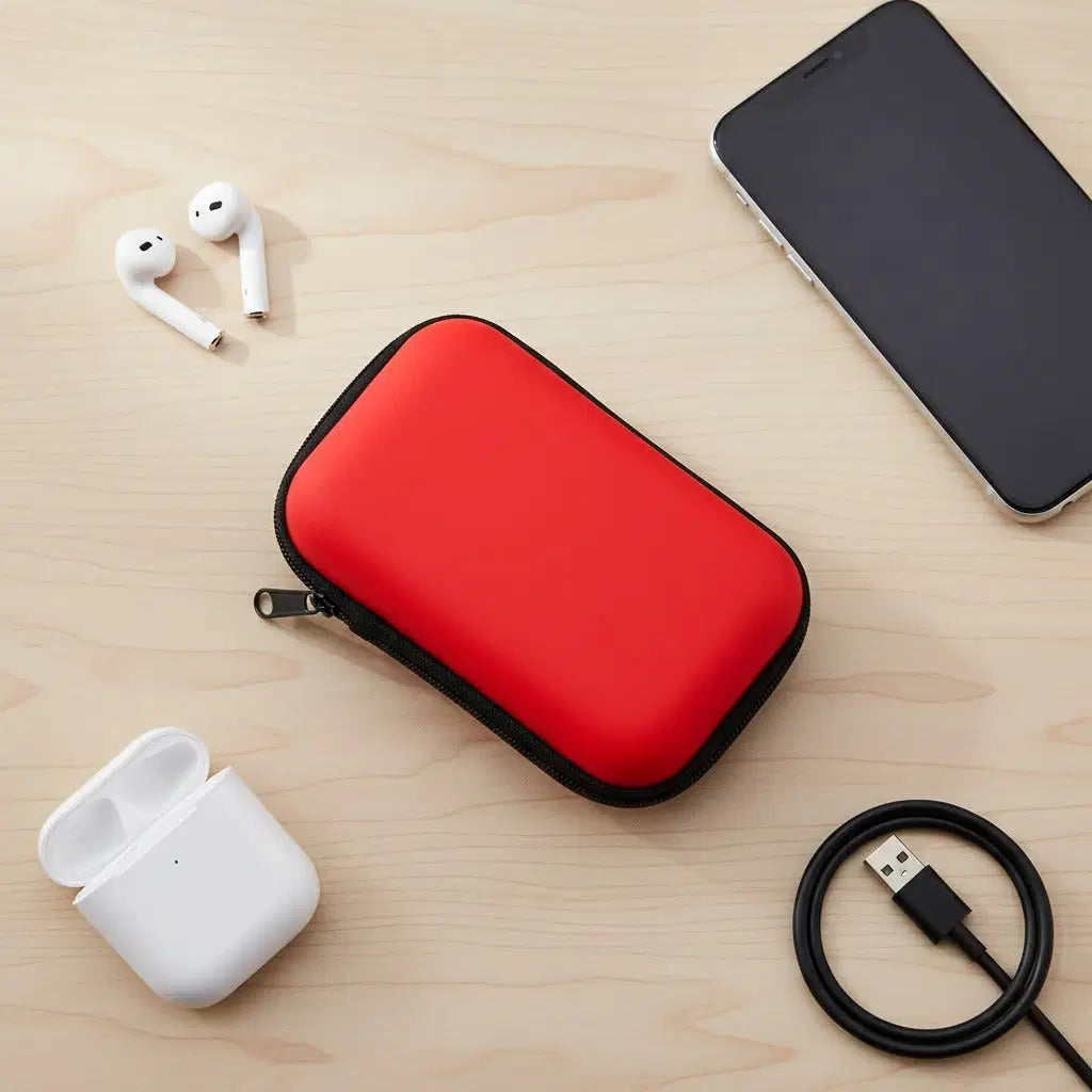 CordNest mini travel pouch for cords and small accessories