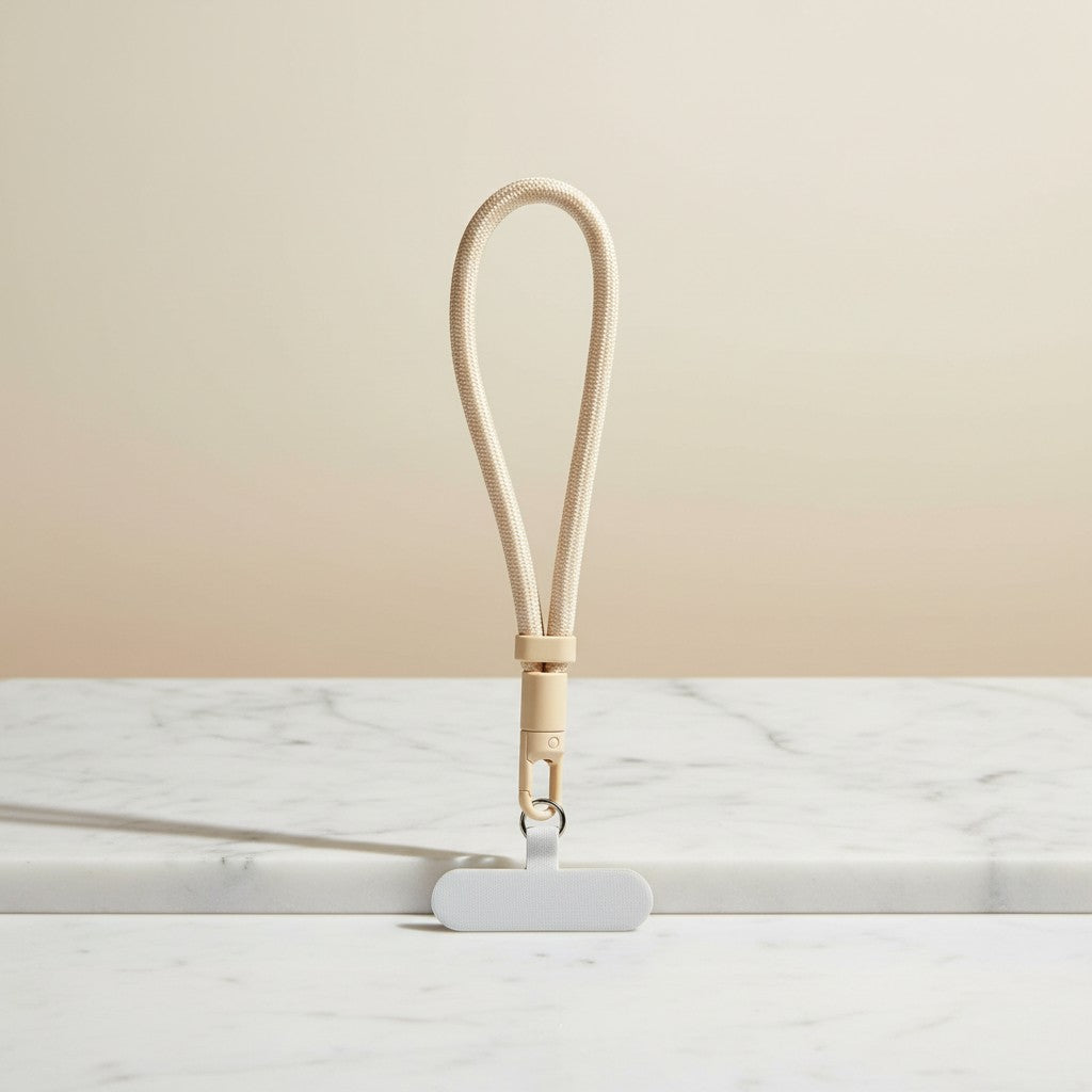 CordNest phone wrist strap for secure, hands-free phone carrying