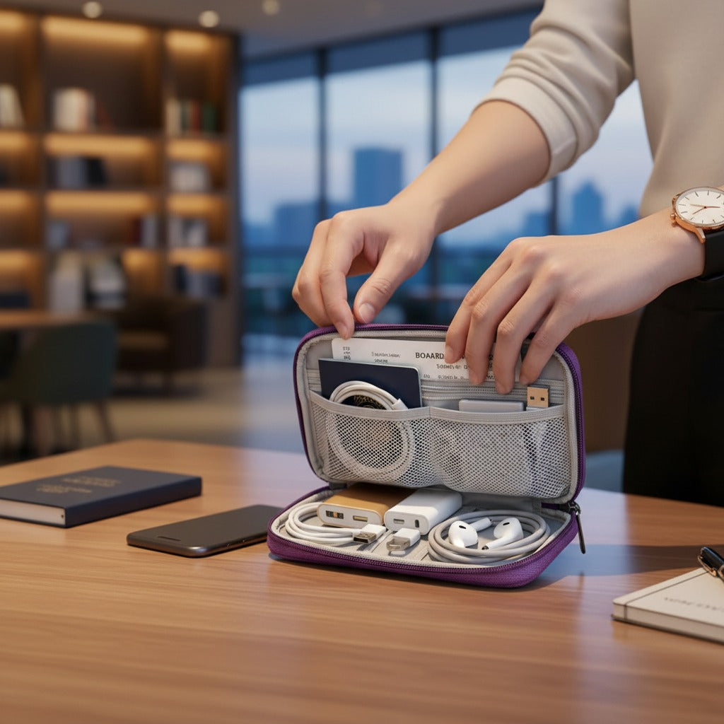 CordNest waterproof tech organizer for cables chargers and gadgets