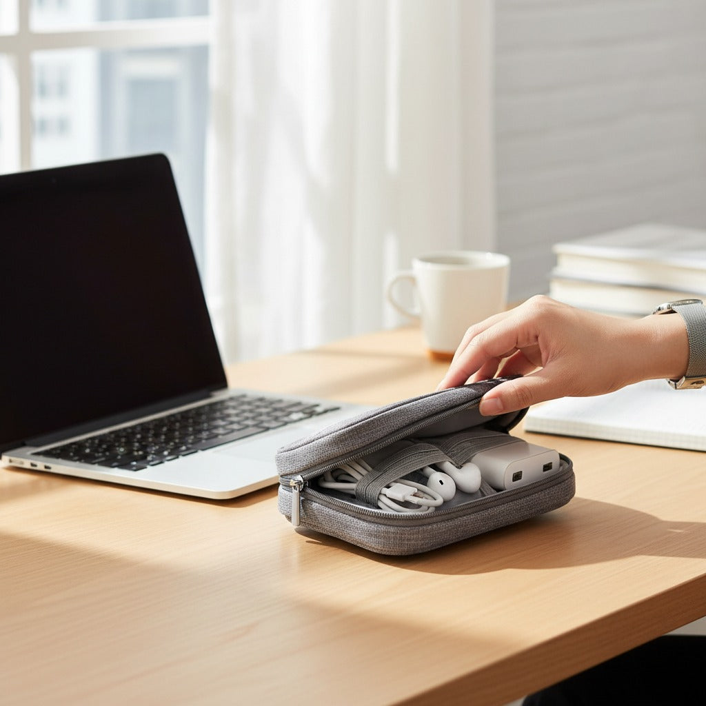 CordNest waterproof tech organizer for cables chargers and gadgets