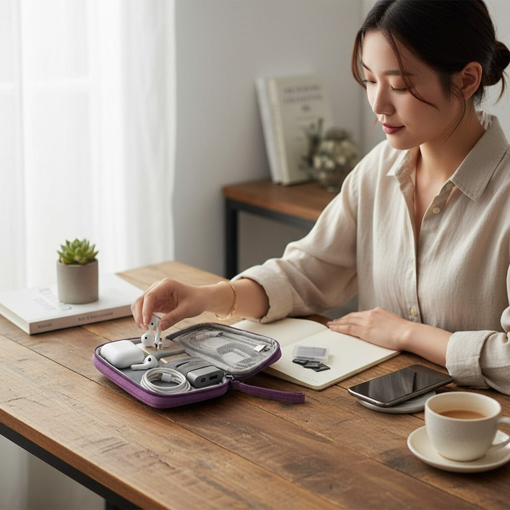 CordNest waterproof tech organizer for cables chargers and gadgets