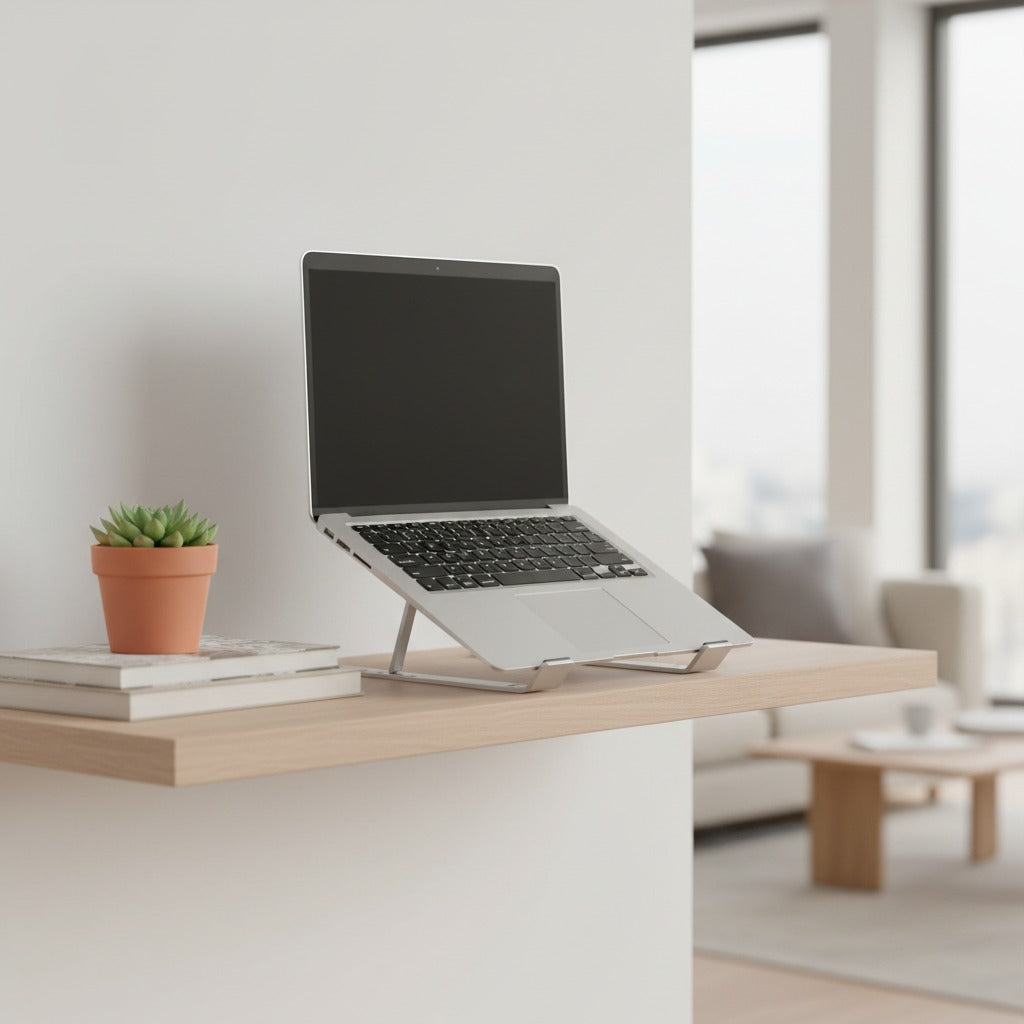 Foldable Laptop Stand – 10-Position Height Adjustable, Fits 10–17 Inch Laptops