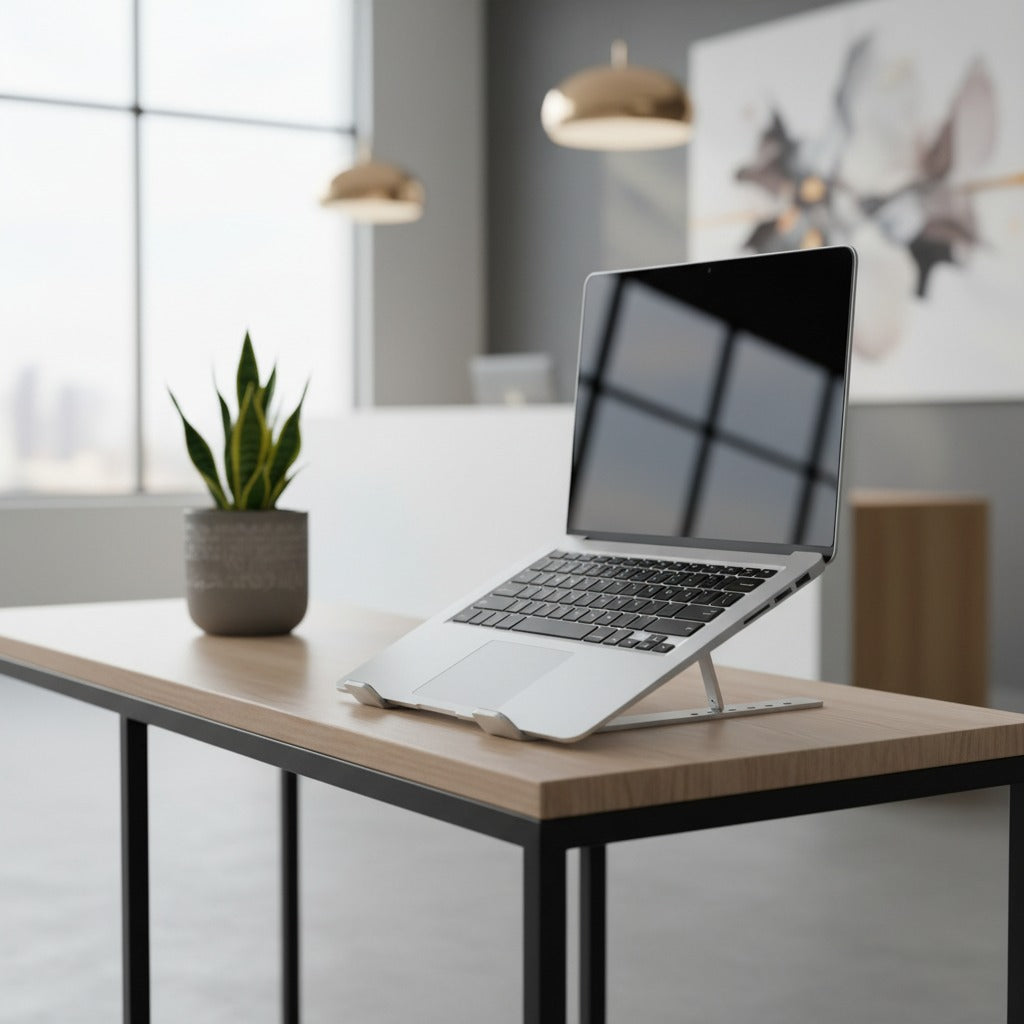 Foldable Laptop Stand – 10-Position Height Adjustable, Fits 10–17 Inch Laptops