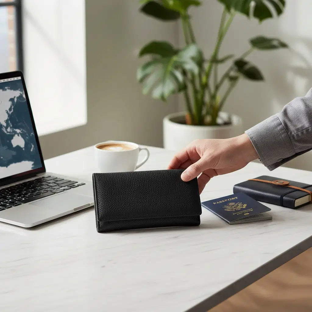 Travel Tech Organiser Black Single lifestyle