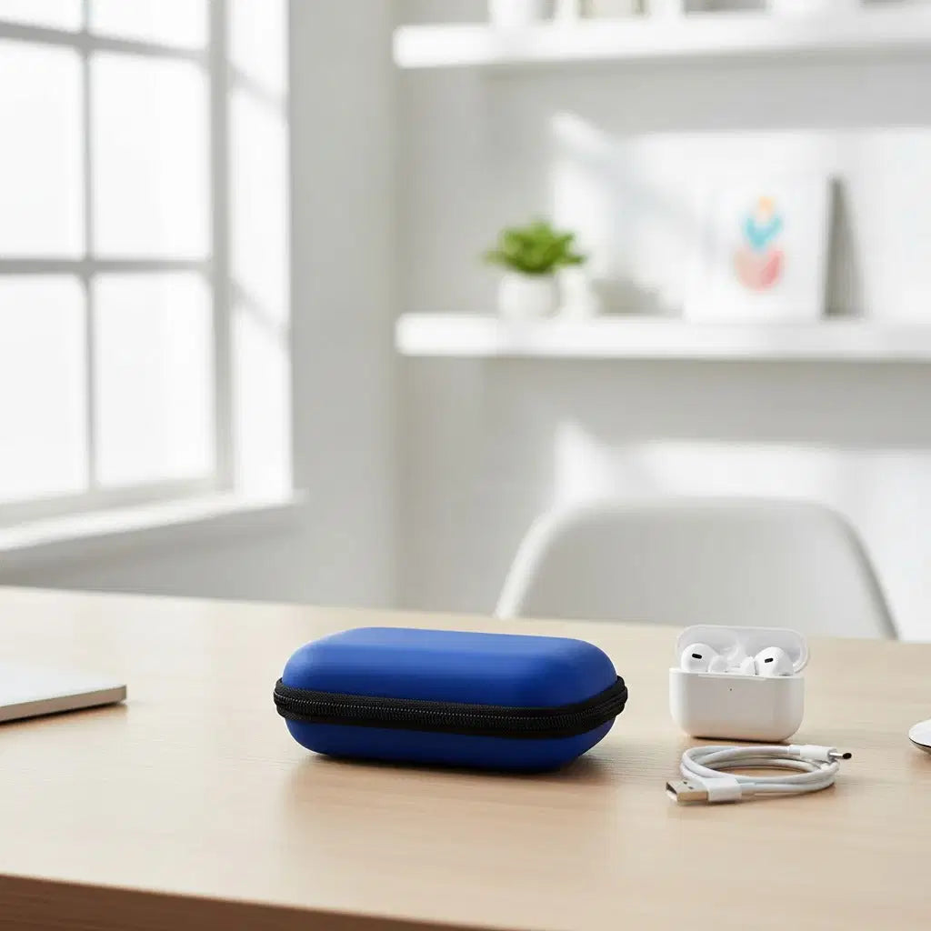 CordNest mini travel pouch for cords and small accessories