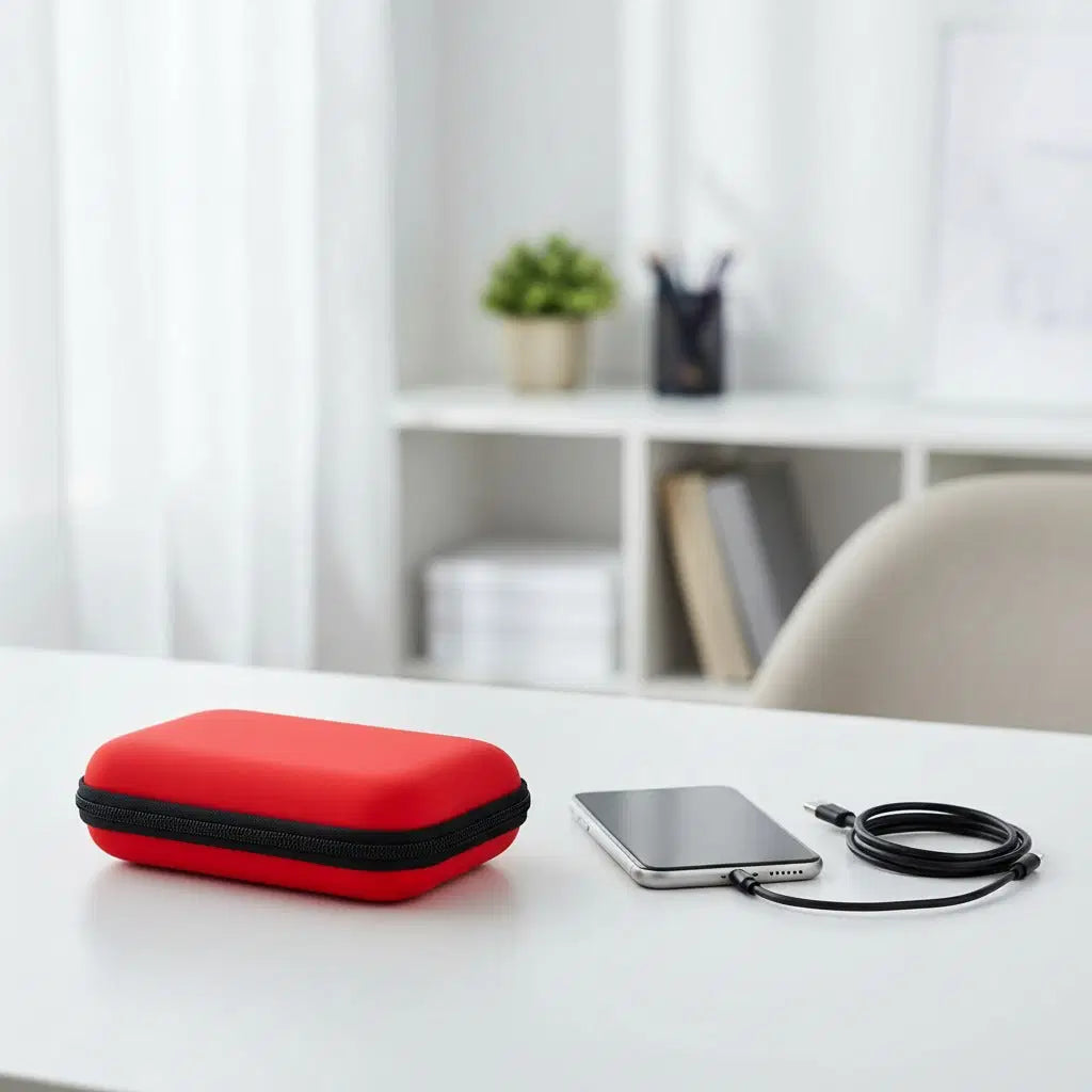 CordNest mini travel pouch for cords and small accessories