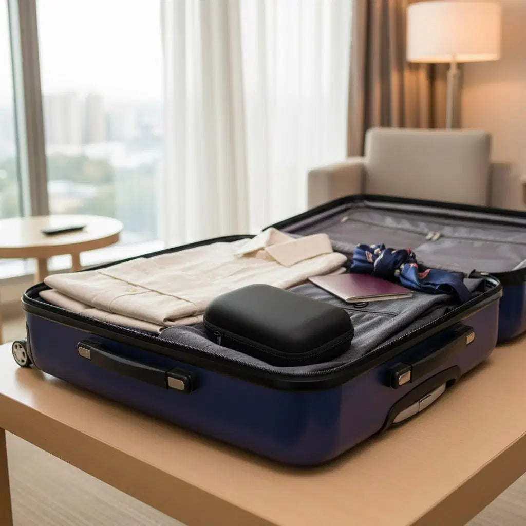 CordNest mini travel pouch for cords and small accessories