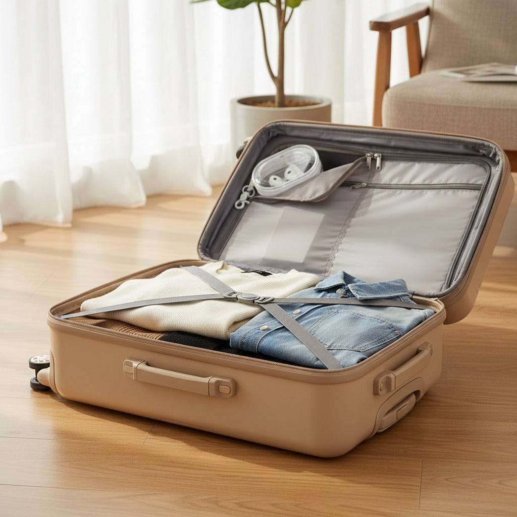 Clear Cable Organiser Case – Transparent Tech Pouch for Cables & Adapters