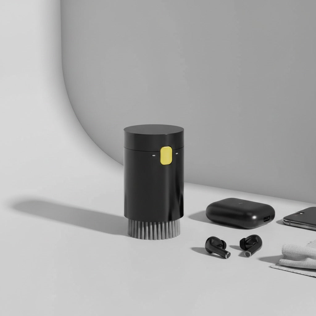 Tech Cleaning Kit – Screen Wipe, Port Cleaner & Brush for Keyboard & Earbuds